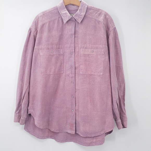 FREE PEOPLE Chemise Cardiff Buttondown - Picture 2 of 10